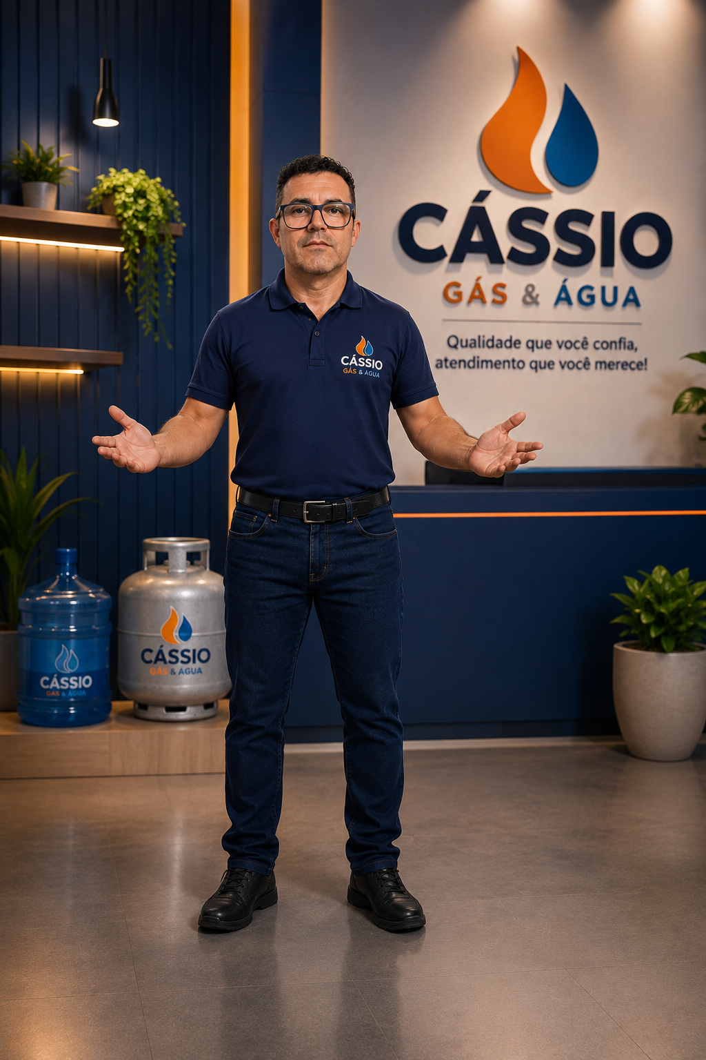 Cássio — proprietário da Cássio Gás & Água